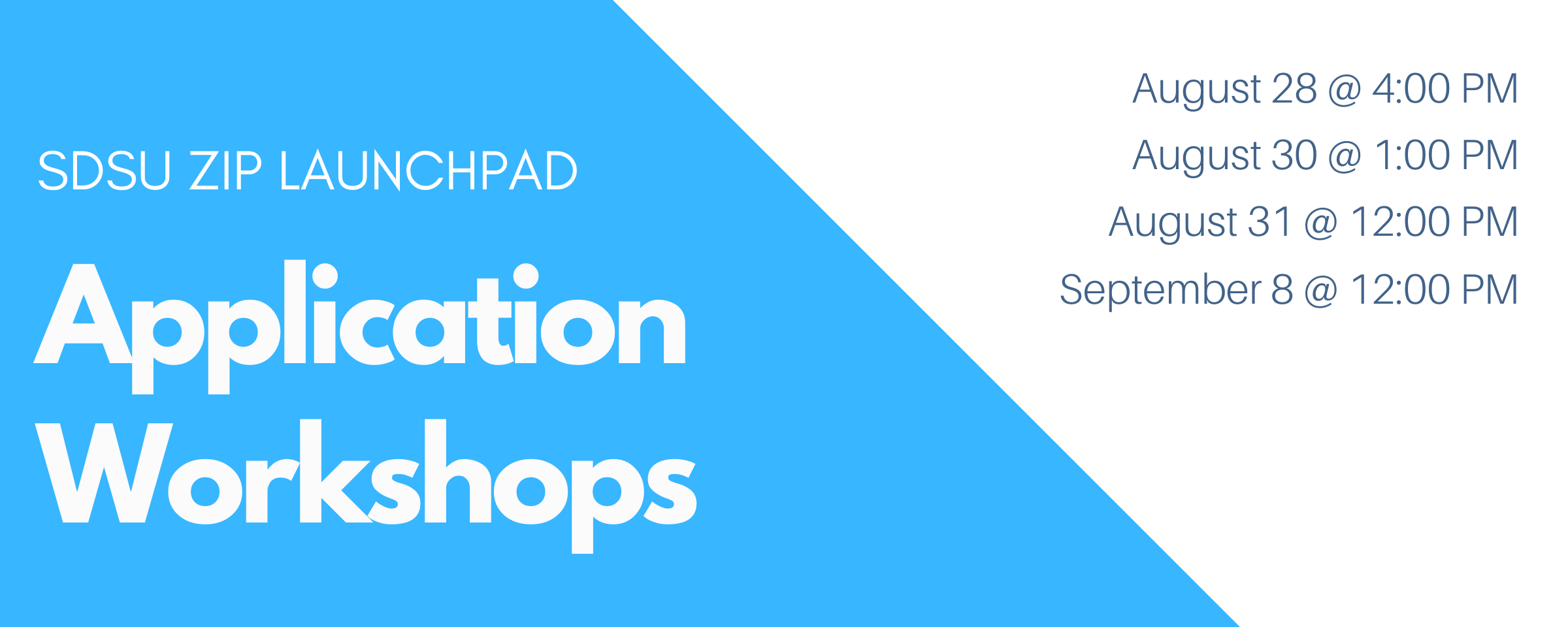 Application Workshops